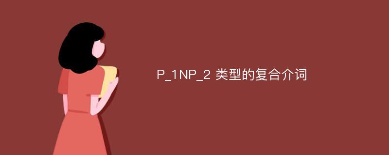 P_1NP_2 类型的复合介词